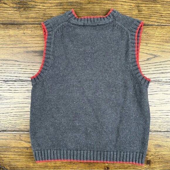 Janie and Jack Fire Truck Sweater Vest and Shirt - Picture 6 of 6